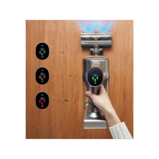 Вертикална Безкабелна Прахосмукачка с 3 Моторизирани Четки Dreame R20